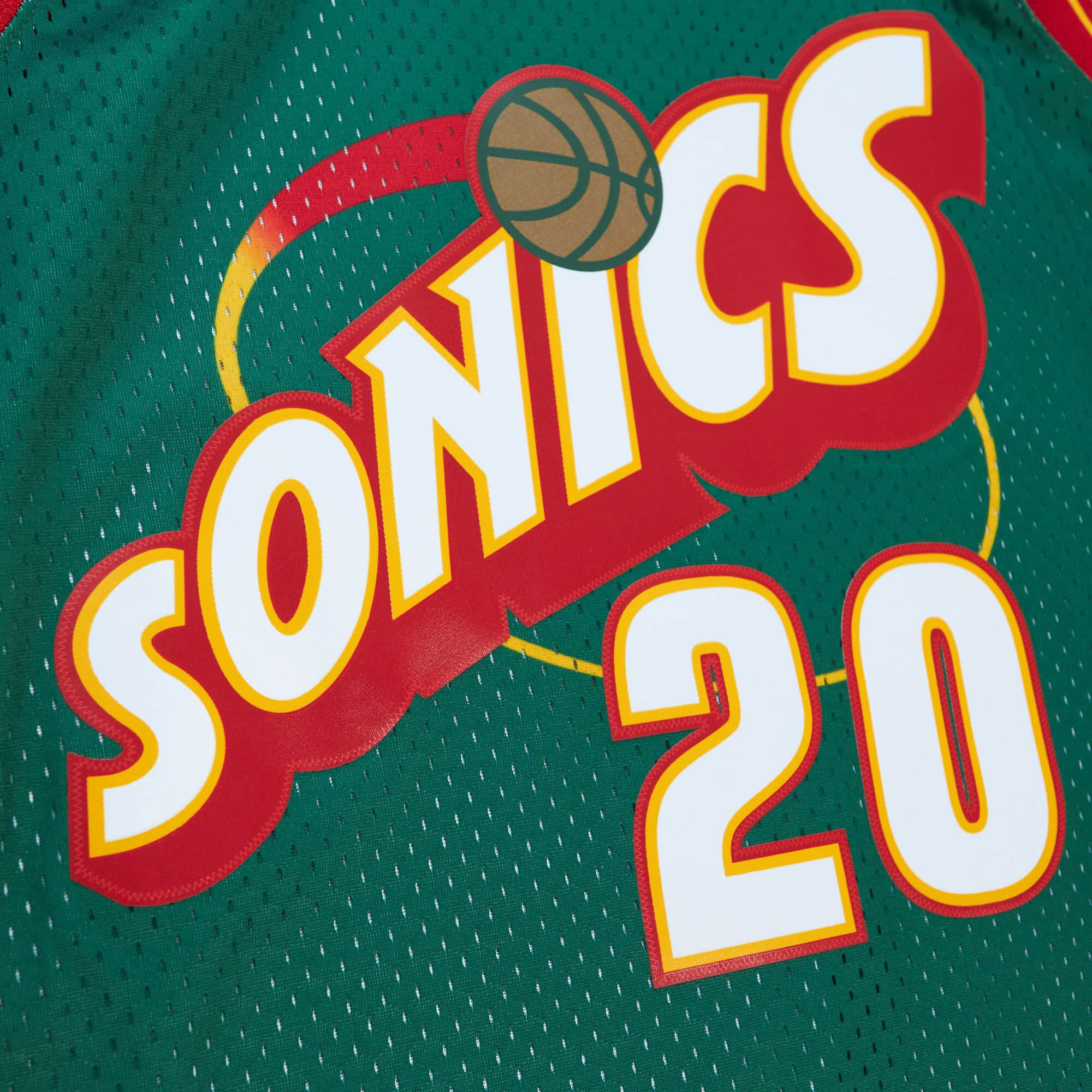 Gary Payton Seattle Supersonics NBA Mitchell & Ness Maillot Swingman vert 1995-96 Hardwood Classics pour hommes