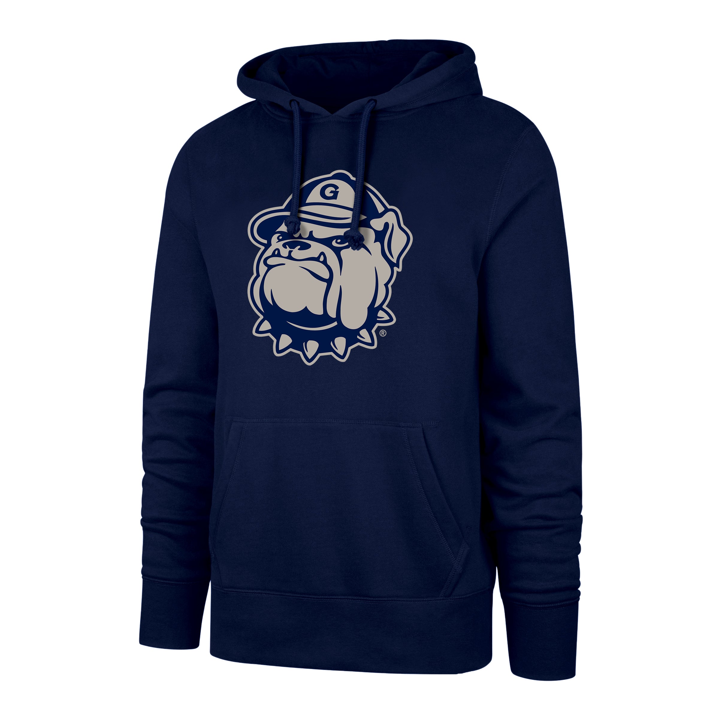 Georgetown Hoyas NCAA 47 Brand Sweat à capuche pour homme avec imprimé bleu marine