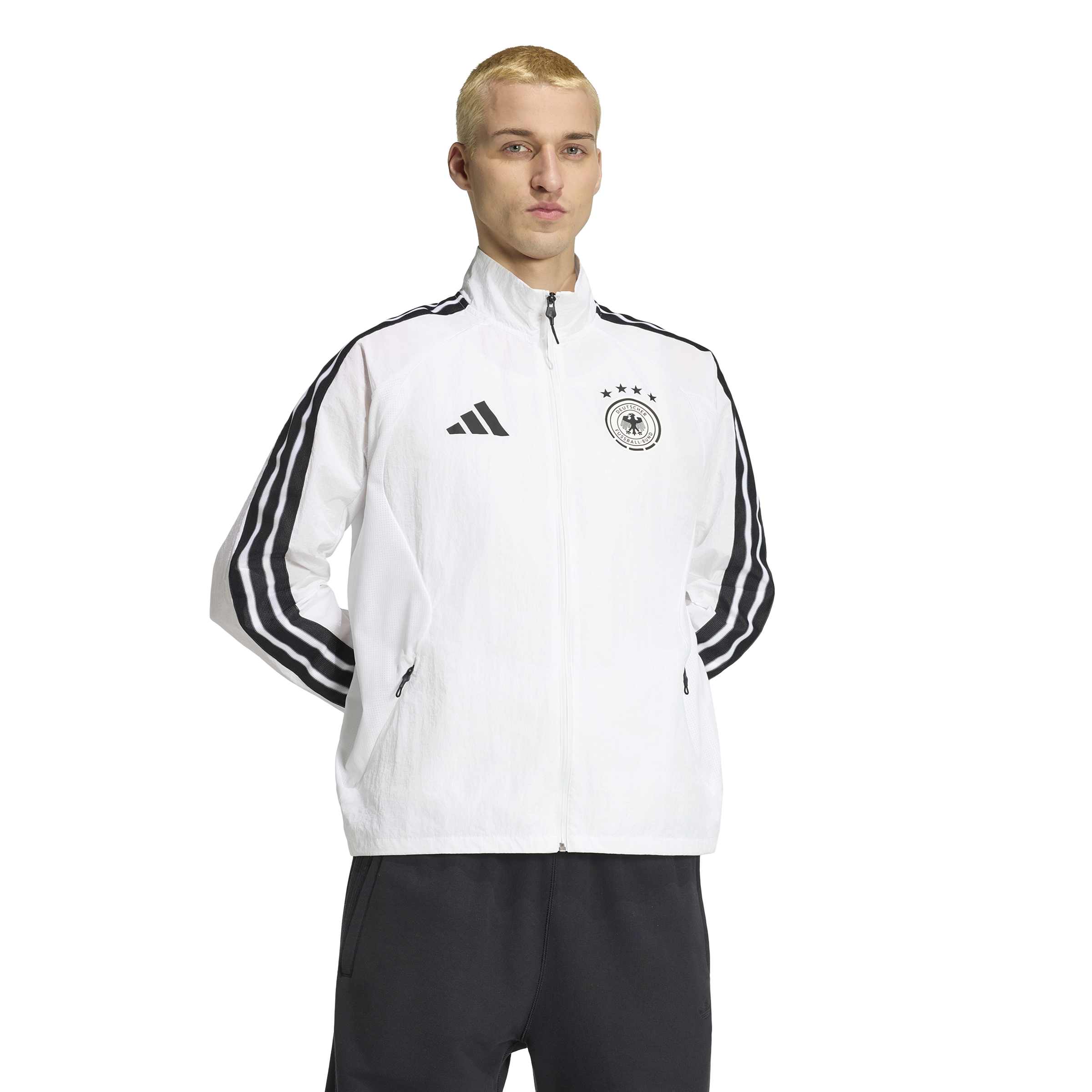 Germany National Team FIFA Adidas Men's White Anthem Jacket