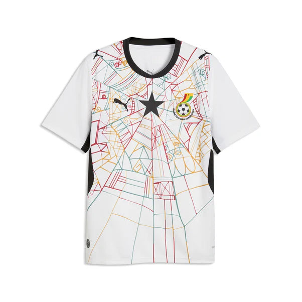 Maillot Domicile Réplique Homme Ghana Équipe Nationale FIFA Puma Blanc 2026