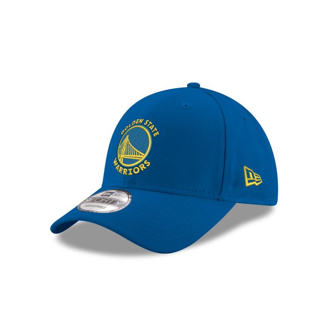 Casquette ajustable NBA New Era Royal 9Forty The League pour homme des Golden State Warriors