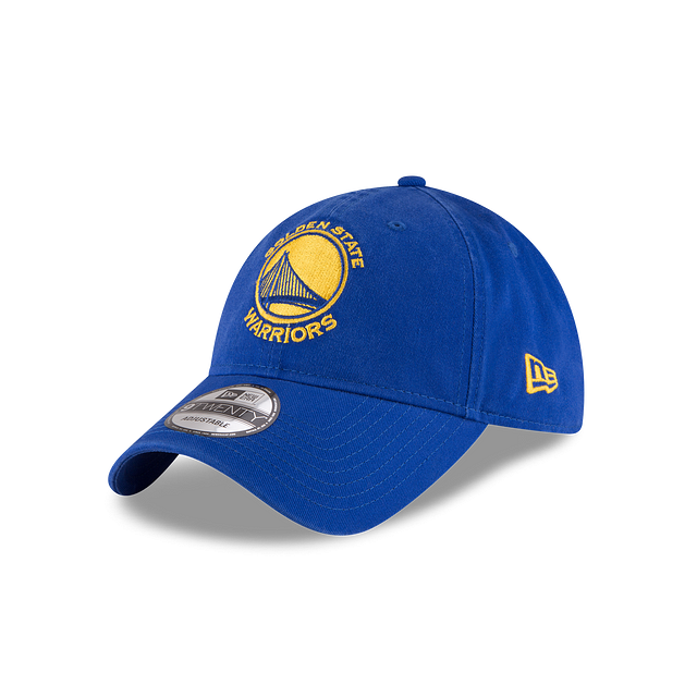 Golden State Warriors NBA New Era Men's Royal 9Twenty Core Classic Adjustable Hat