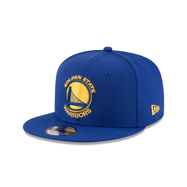 Golden State Warriors NBA New Era pour hommes, bleu royal, 9Fifty Basic Snapback