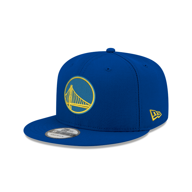 Golden State Warriors NBA New Era pour hommes, bleu royal, 9Fifty Basic Snapback