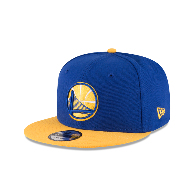 Golden State Warriors NBA New Era pour homme Bleu royal/Or 9Fifty Two Tone Snapback