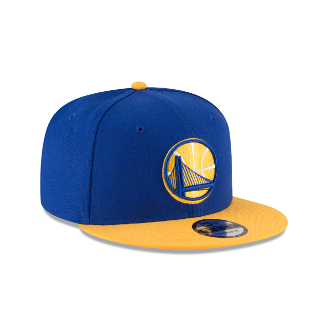 Golden State Warriors NBA New Era pour homme Bleu royal/Or 9Fifty Two Tone Snapback