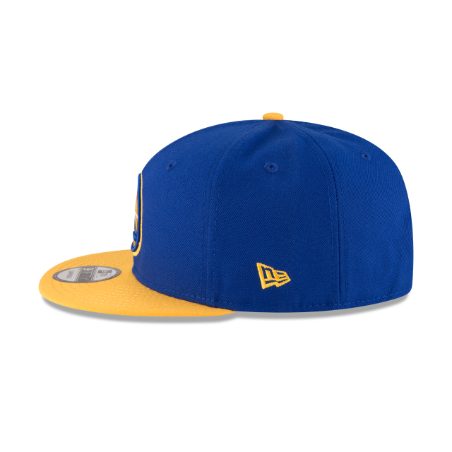 Golden State Warriors NBA New Era pour homme Bleu royal/Or 9Fifty Two Tone Snapback