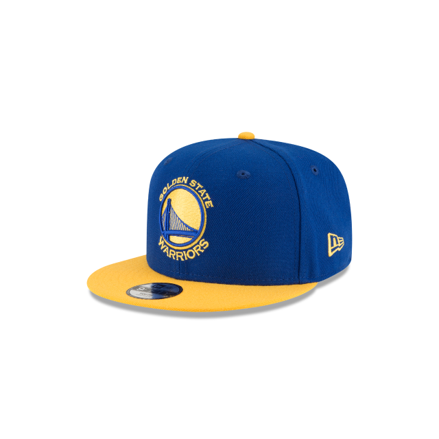 Golden State Warriors NBA New Era Youth Royal/Yellow 9Fifty Two Tone Snapback