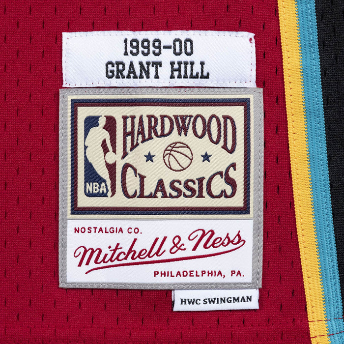 Grant Hill Detroit Pistons NBA Mitchell & Ness Men's Red 1999-00 Hardwood Classics Swingman Jersey