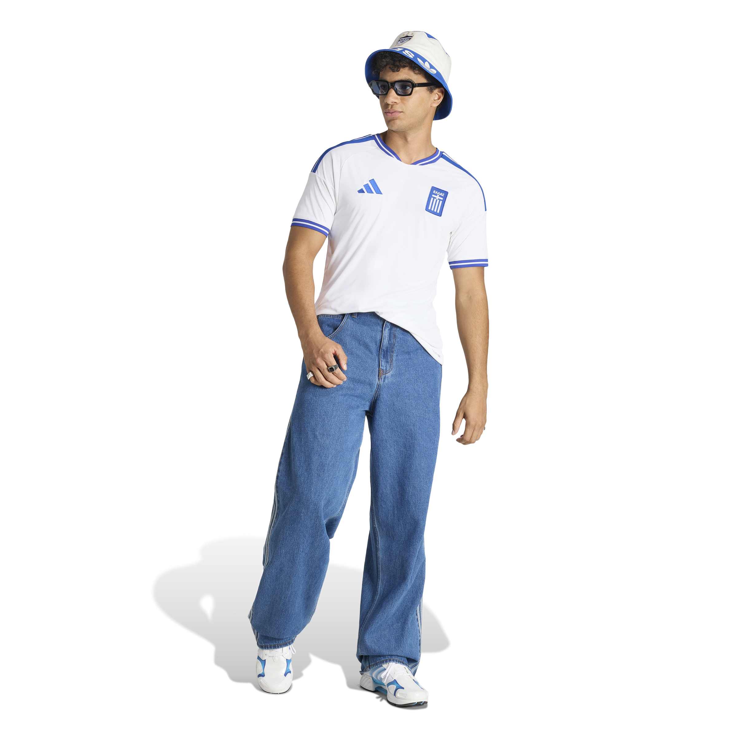 Maillot domicile réplique blanc Adidas FIFA 2026 pour homme de l'équipe nationale de Grèce