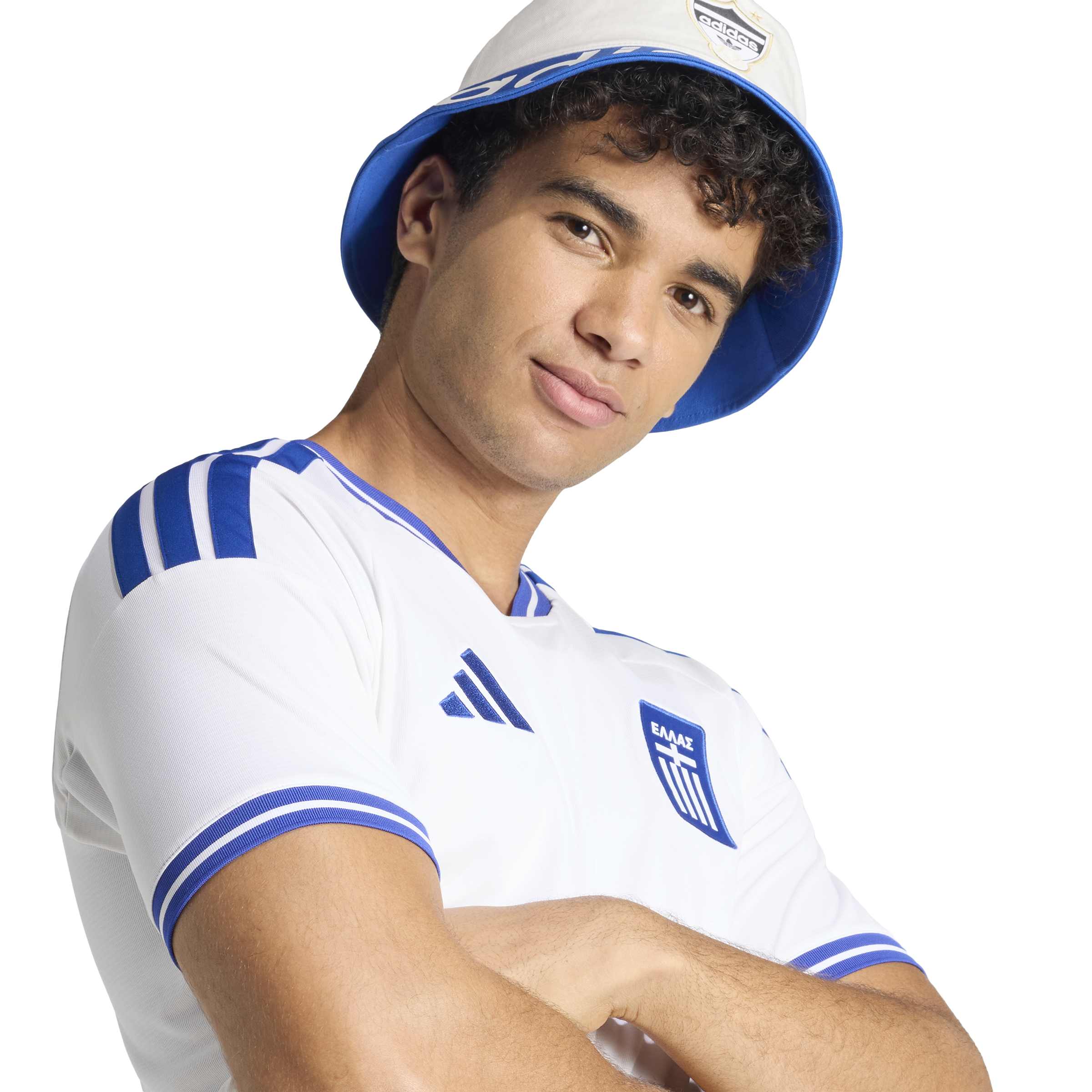 Maillot domicile réplique blanc Adidas FIFA 2026 pour homme de l'équipe nationale de Grèce