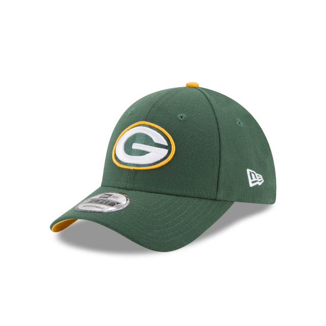 Green Bay Packers NFL New Era Casquette ajustable verte 9Forty The League pour hommes