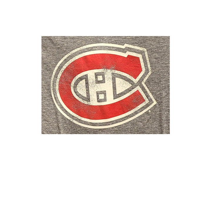 Montreal Canadiens NHL 47 Brand Men's Grey Distressed Tri-Blend T-Shirt