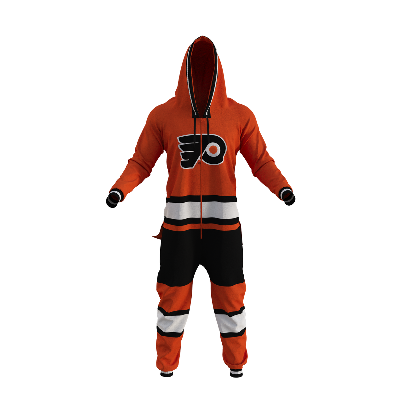 Philadelphia Flyers NHL Hockey Sockey Men's Orange Team Uniform Onesie