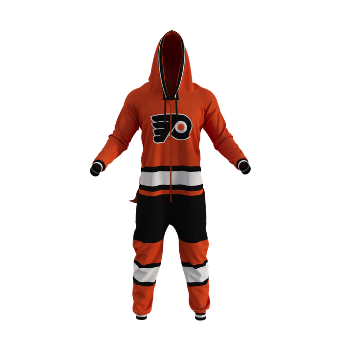 Philadelphia Flyers NHL Hockey Sockey Men's Orange Team Uniform Onesie