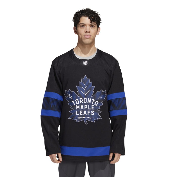 Toronto Maple Leafs NHL Adidas Men's Black Third Primegreen Authentic Pro Jersey