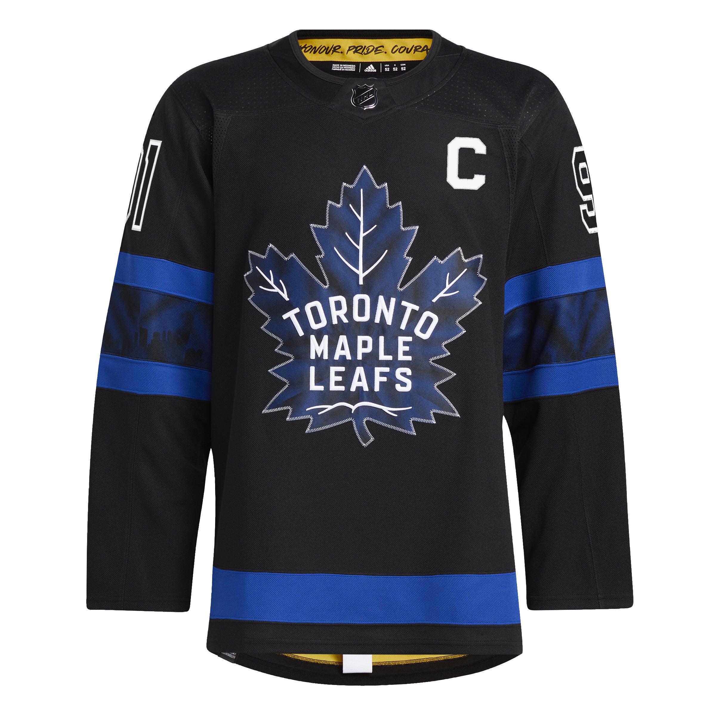 John Tavares Toronto Maple Leafs NHL Adidas Maillot Pro authentique noir Primegreen Alternate pour hommes