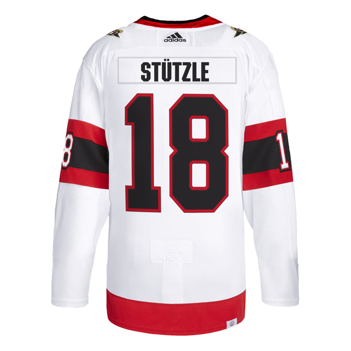 Tim Stützle Ottawa Senators NHL Adidas Men's White Primegreen Authentic Pro Away Jersey