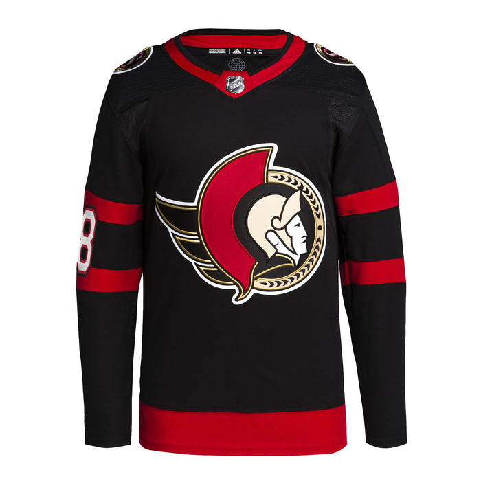 Tim Stützle Ottawa Senators NHL Adidas Men's Black Primegreen Authentic Pro Home Jersey