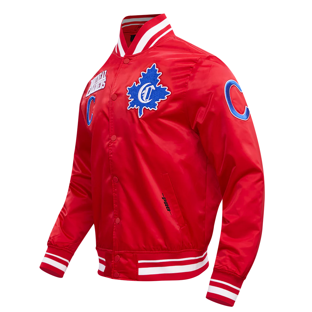Veste côtelée classique rouge rétro pour homme des Canadiens de Montréal (NHL Pro Standard)
