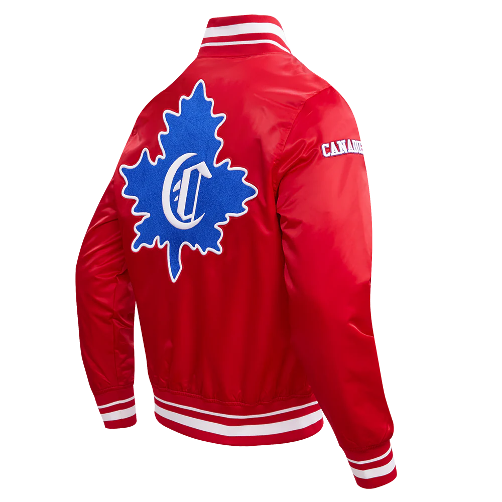 Veste côtelée classique rouge rétro pour homme des Canadiens de Montréal (NHL Pro Standard)