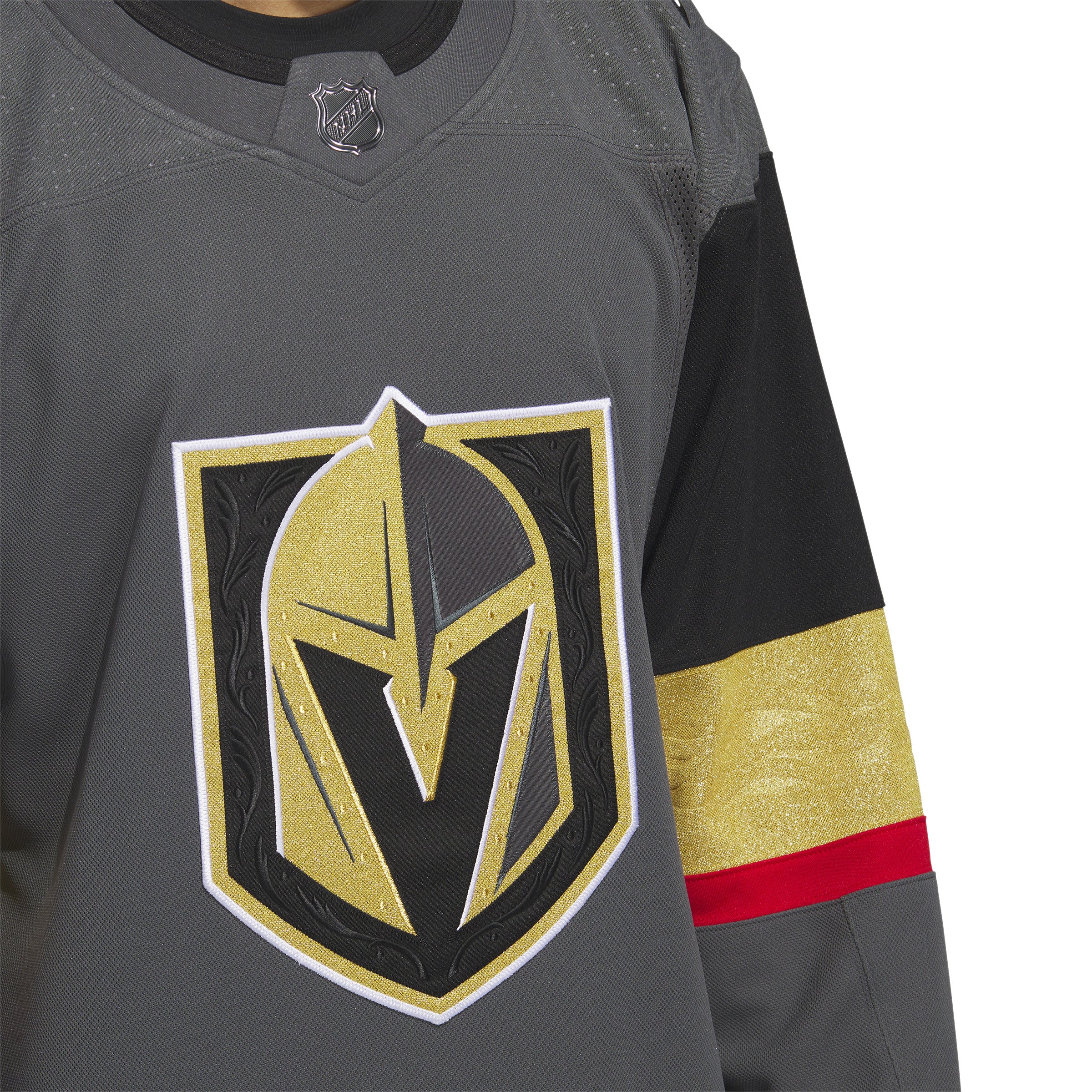 Maillot Pro authentique Primegreen gris Adidas LNH des Golden Knights de Las Vegas pour hommes