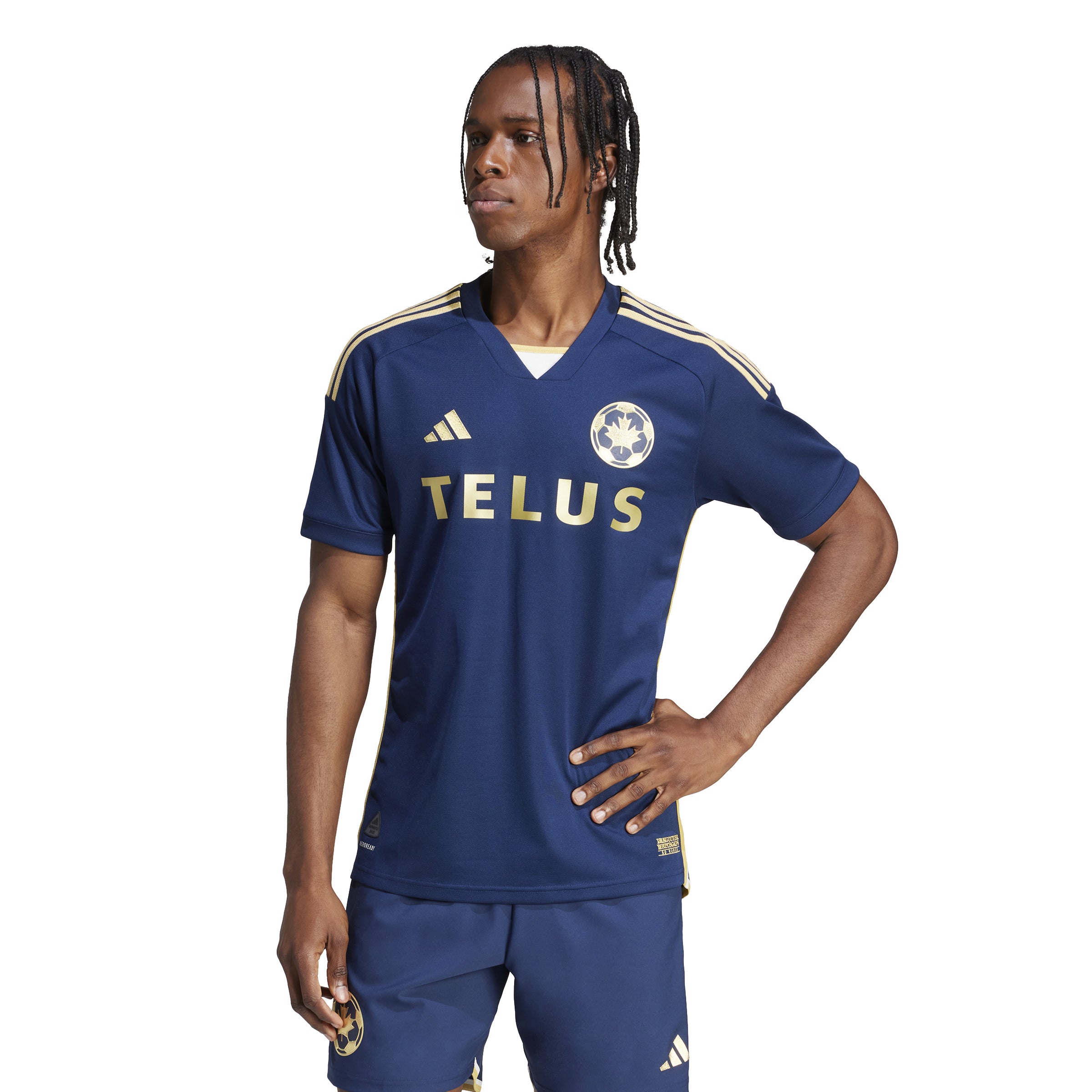 Vancouver Whitecaps MLS Adidas Hommes Marine The 50 Authentique Maillot