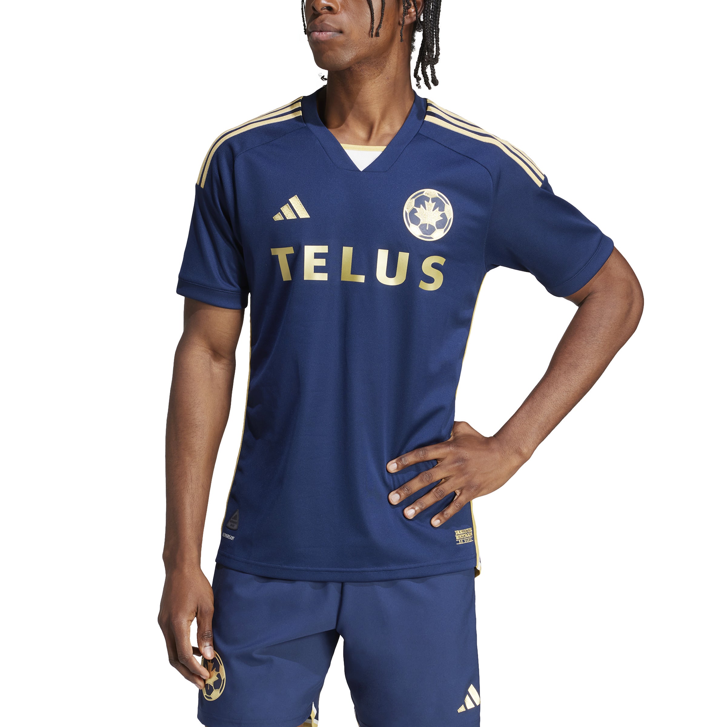 Vancouver Whitecaps MLS Adidas Hommes Marine The 50 Authentique Maillot