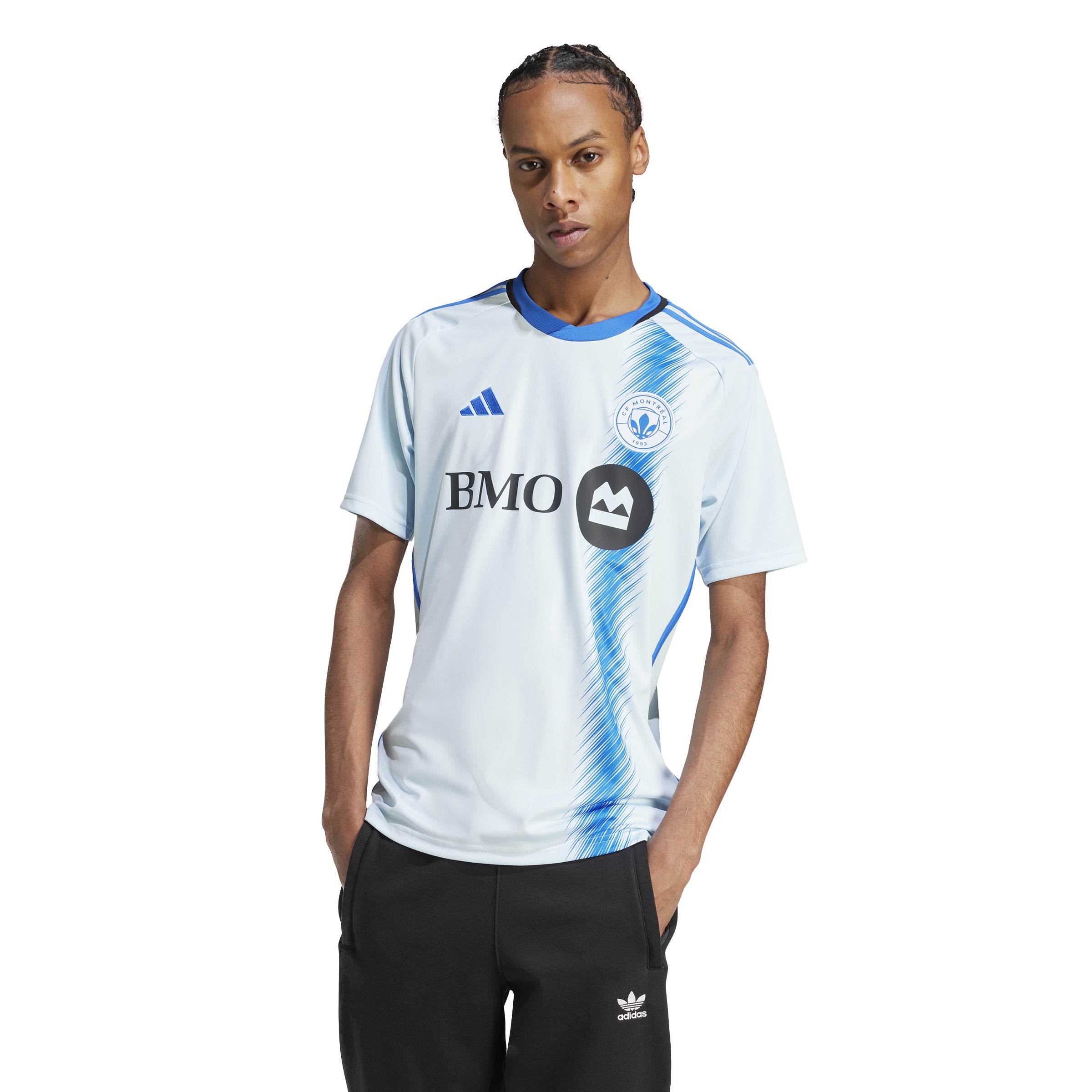 CF Montréal MLS Adidas Maillot Réplique a l'étranger 2024 pour homme Bleu clair