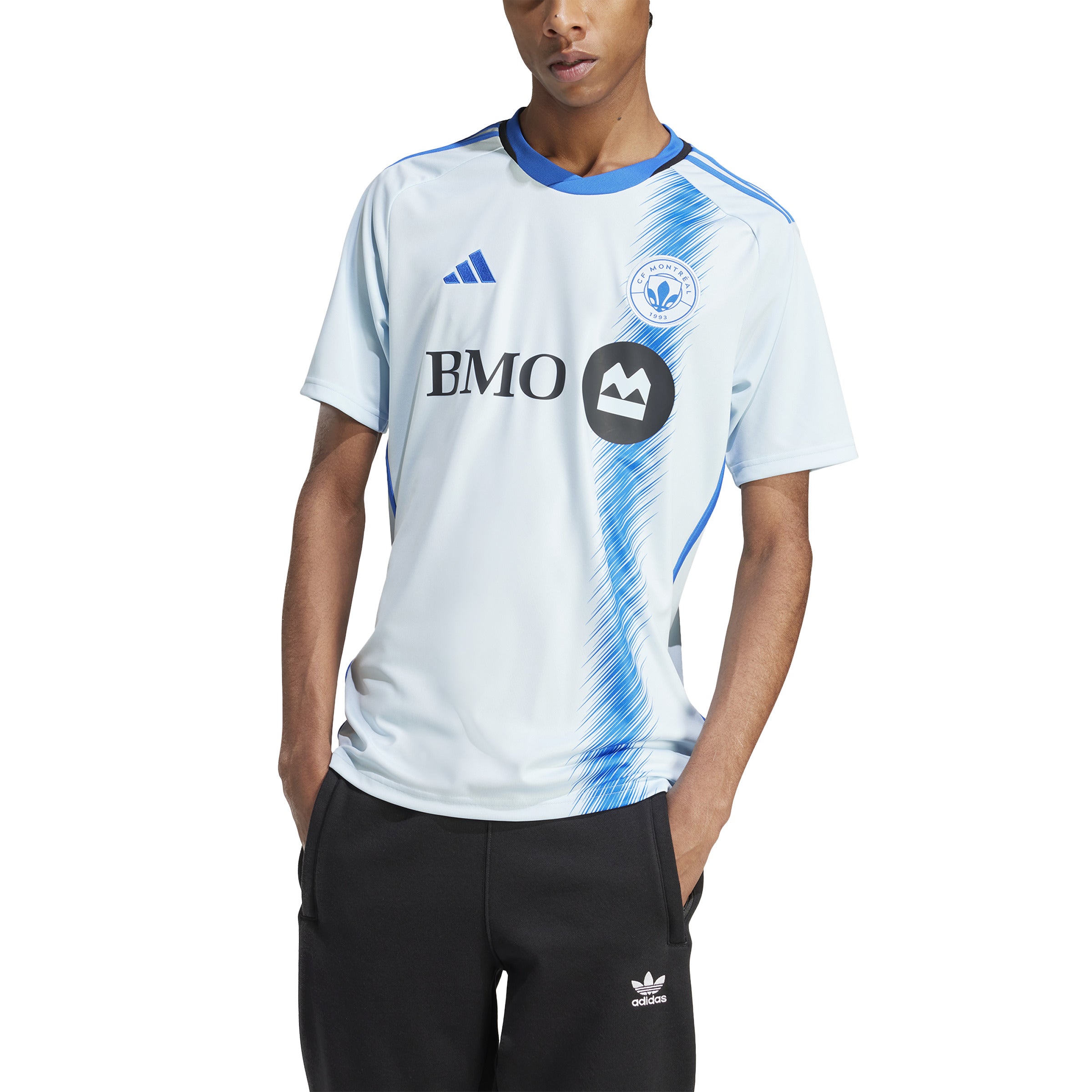 CF Montréal MLS Adidas Maillot Réplique a l'étranger 2024 pour homme Bleu clair