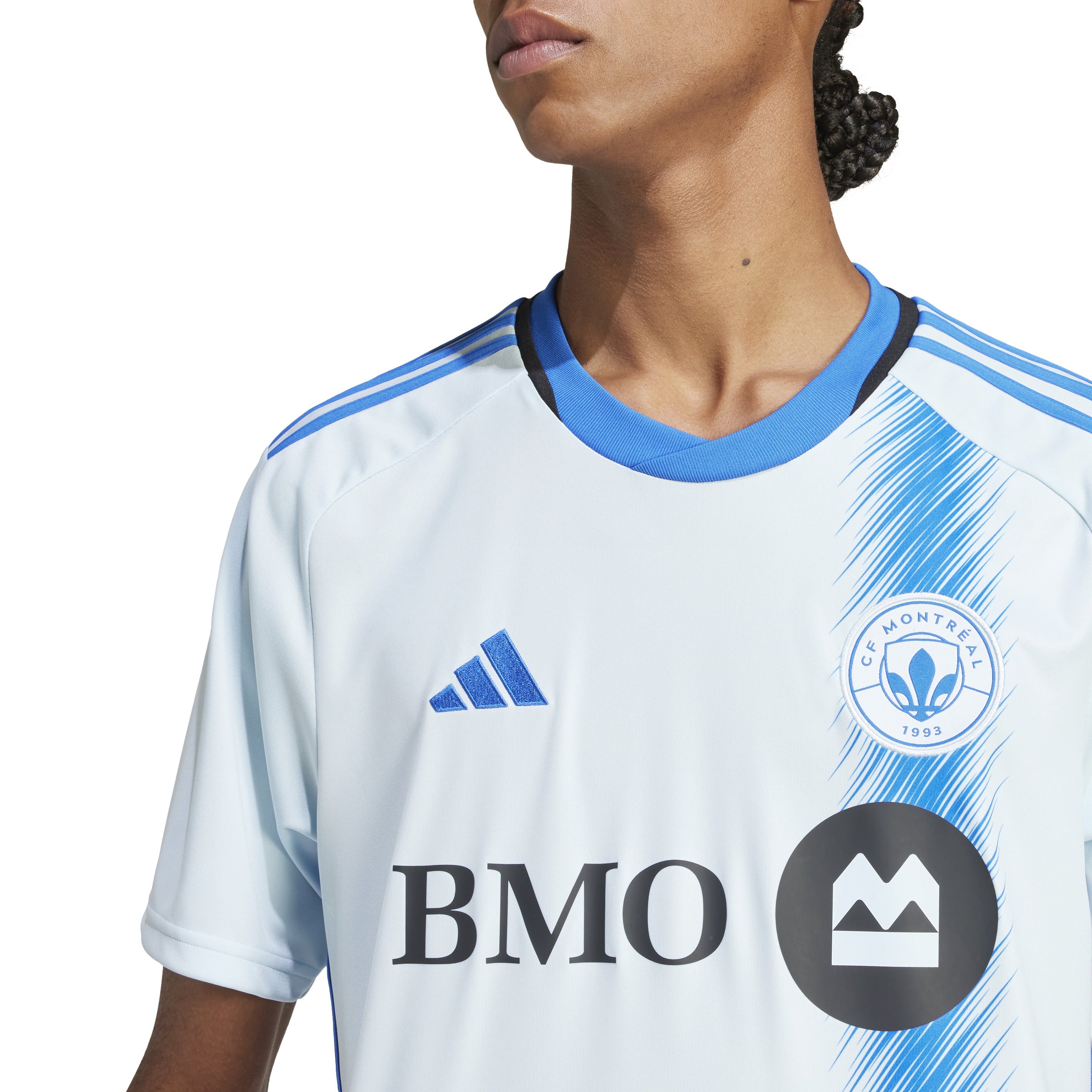 CF Montréal MLS Adidas Maillot Réplique a l'étranger 2024 pour homme Bleu clair