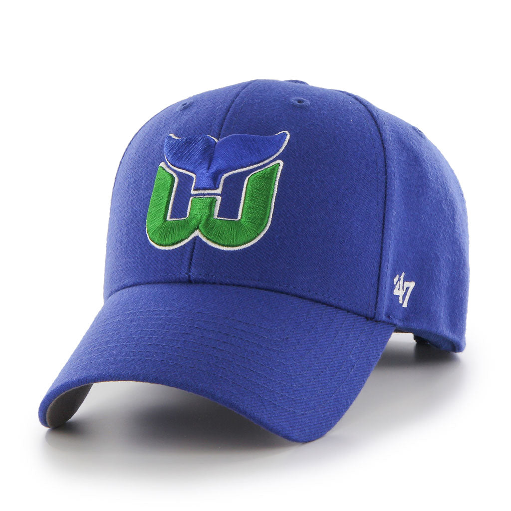 Hartford Whalers NHL 47 Brand Casquette réglable Royal MVP pour hommes