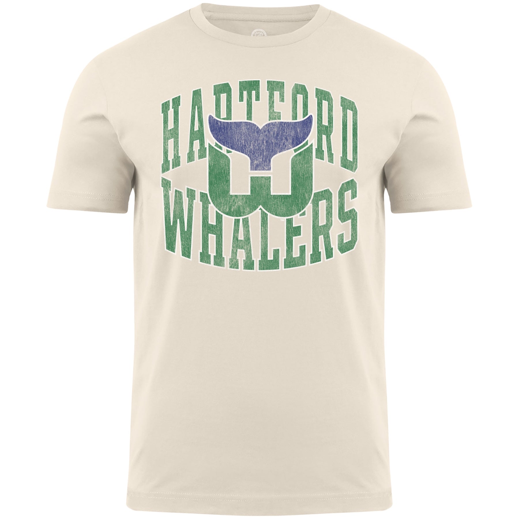 Hartford Whalers NHL Bulletin T-shirt beige pour hommes