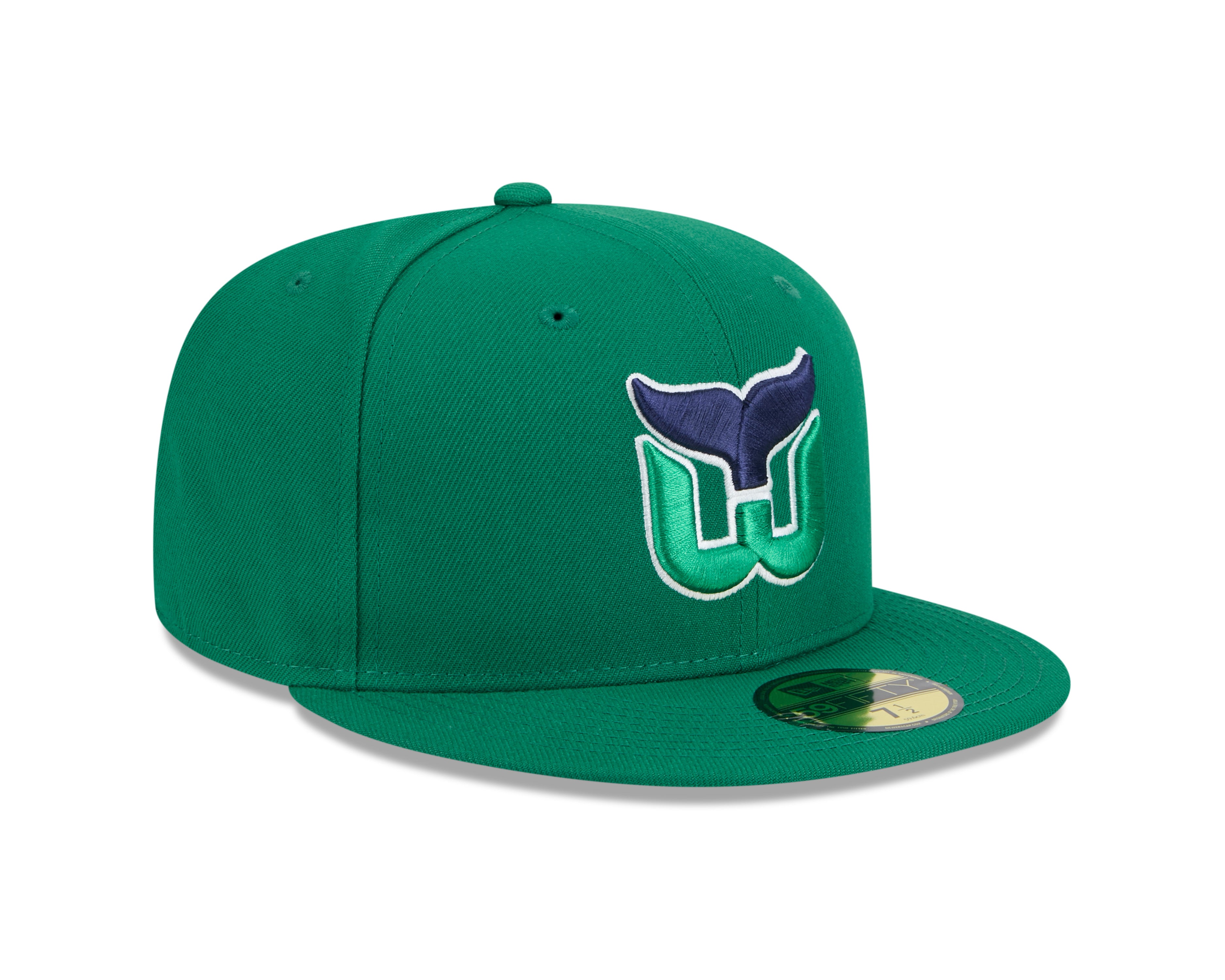 Hartford Whalers NHL New Era Men's Green 59Fifty Core Fitted Hat