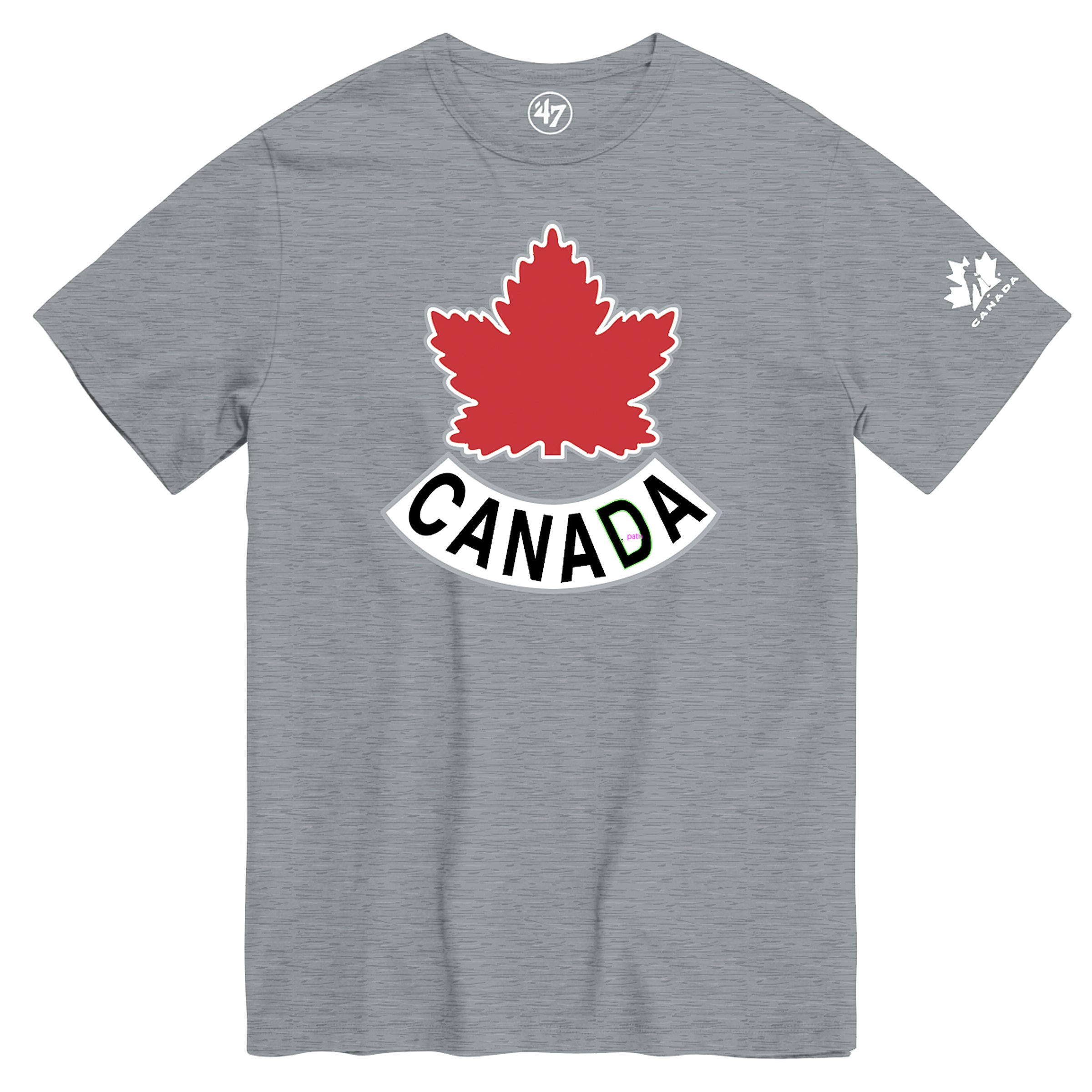 Hockey Canada Hockey IIHF 47 Brand Men's Grey Imprint Fan T-Shirt