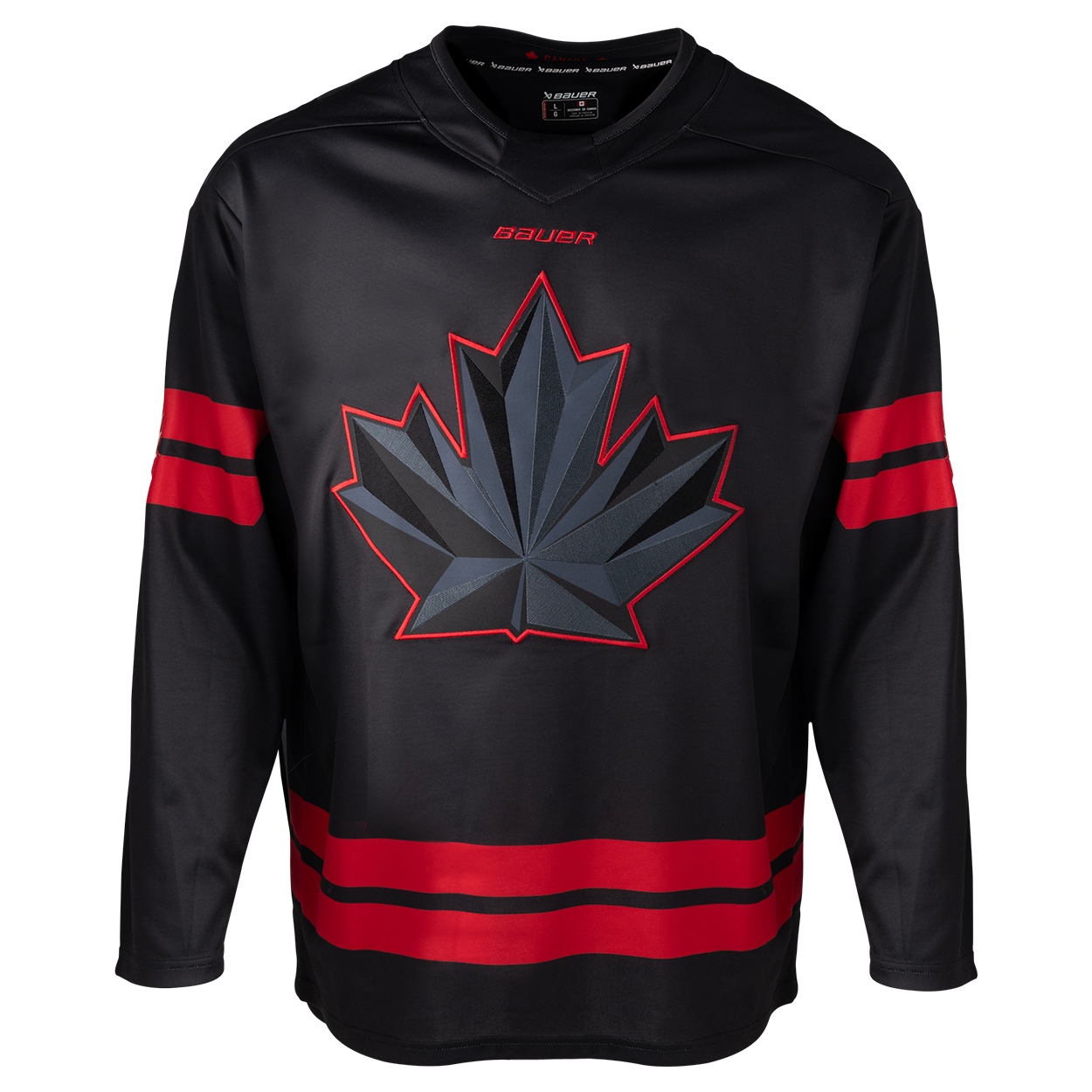 Hockey Canada IIHF Bauer Men's Black 2026 Replica Jersey
