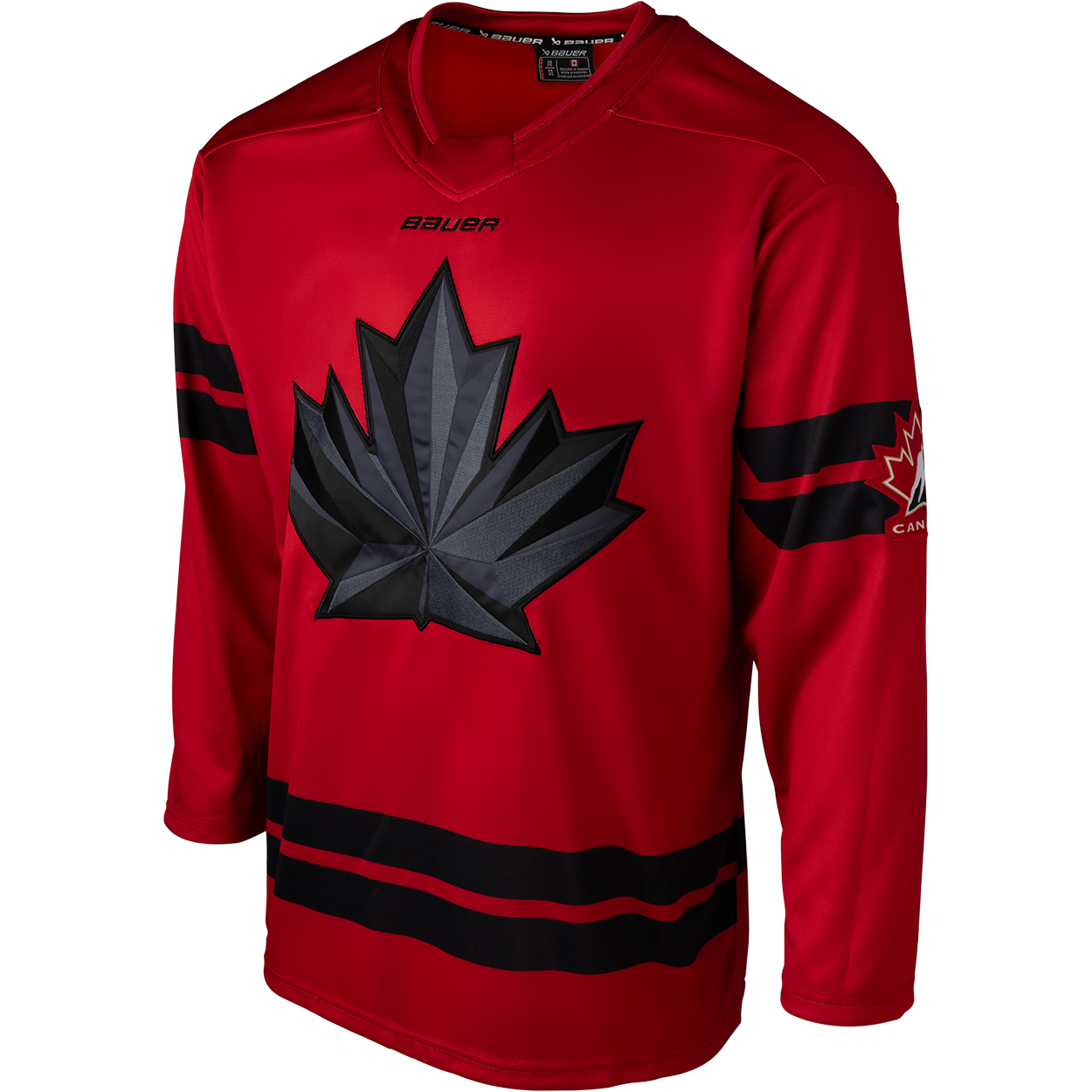 Maillot réplique rouge 2026 de Hockey Canada IIHF Bauer pour hommes