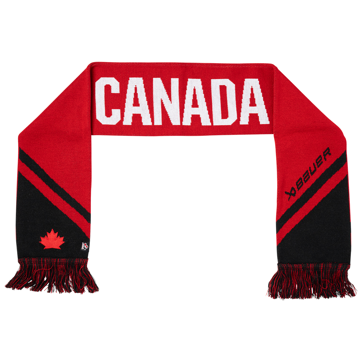 Hockey Canada IIHF Bauer Red/Black Team Scarf