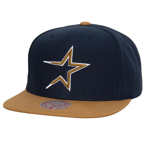 Houston Astros MLB Mitchell & Ness Men's Navy Evergreen Snapback