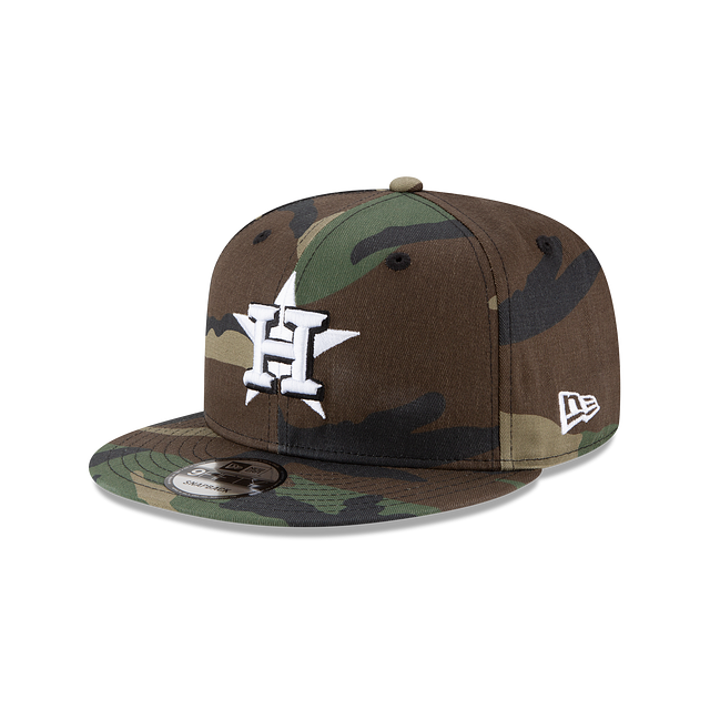 Houston Astros MLB New Era 9Fifty Camo Basic Snapback pour hommes