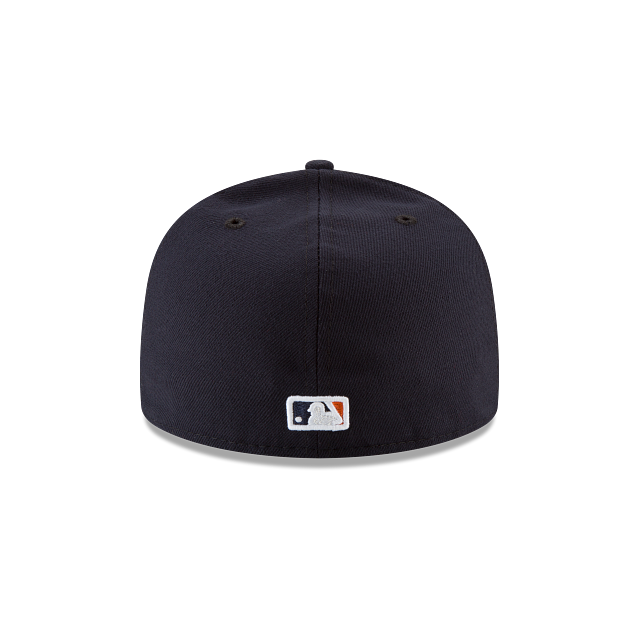 Casquette ajustée sur le terrain des Houston Astros MLB New Era pour hommes, bleu marine 59Fifty Authentic Collection