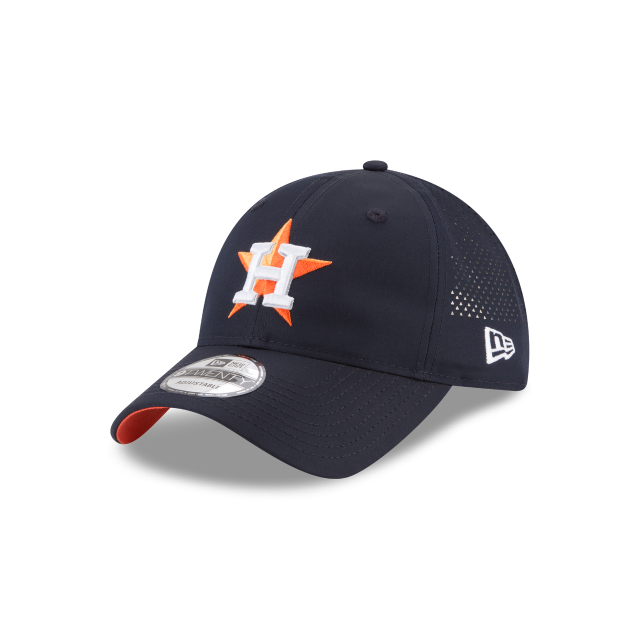 Houston Astros MLB New Era Men's Navy 9Twenty Perforated Adjustable Hat