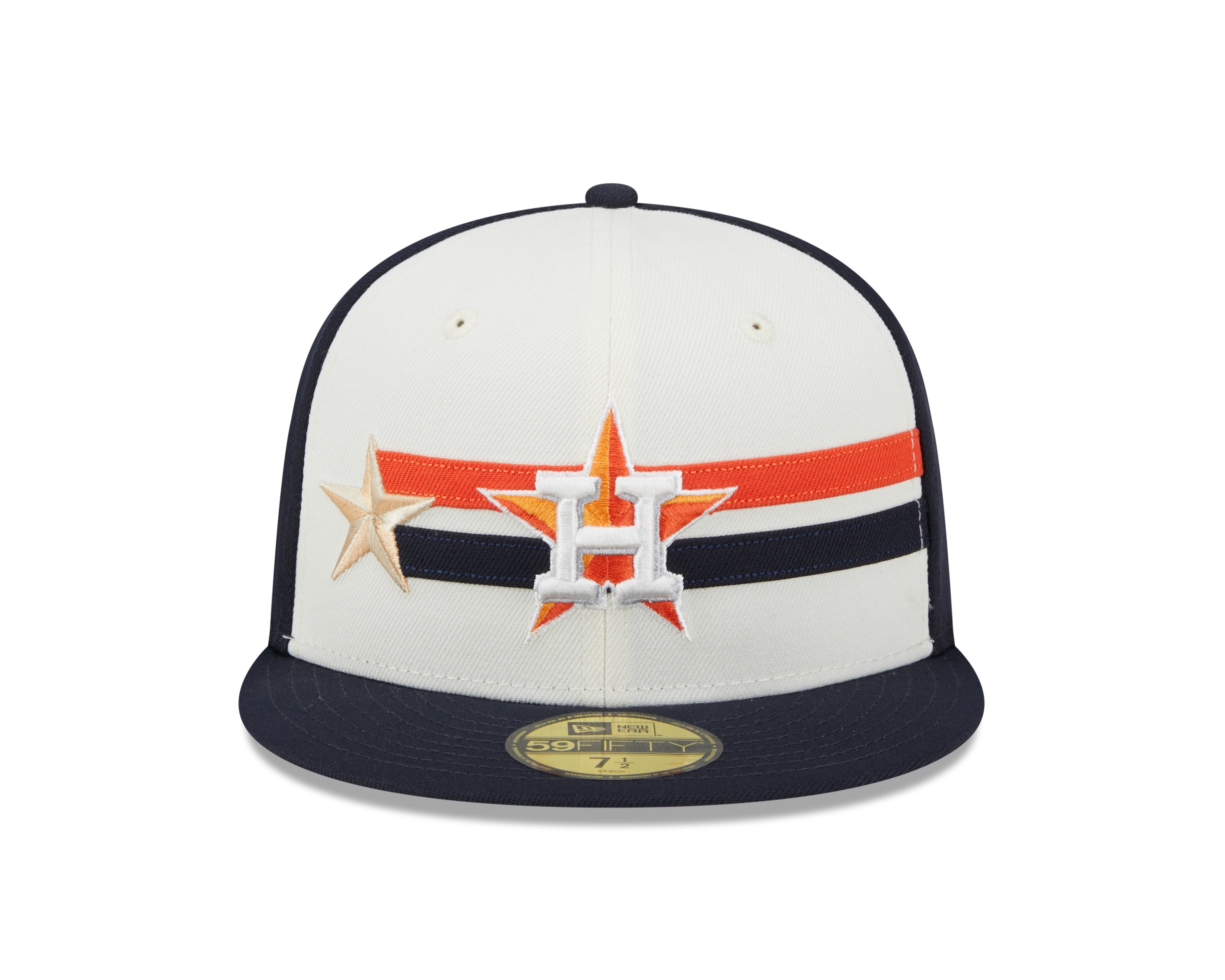 Casquette ajustée MLB New Era 59Fifty 2024 All Star Game pour homme, bleu marine/crème, des Astros de Houston