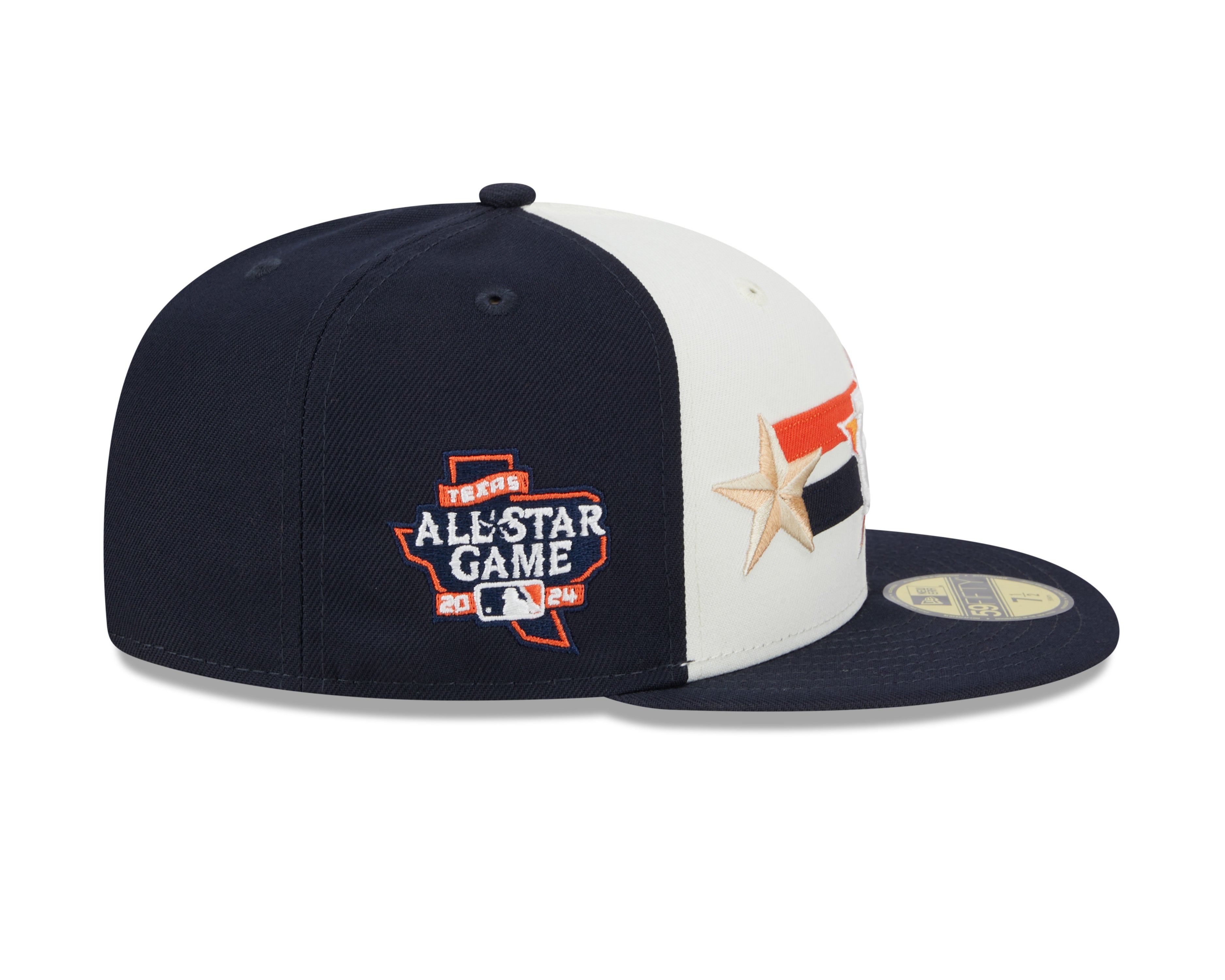 Casquette ajustée MLB New Era 59Fifty 2024 All Star Game pour homme, bleu marine/crème, des Astros de Houston