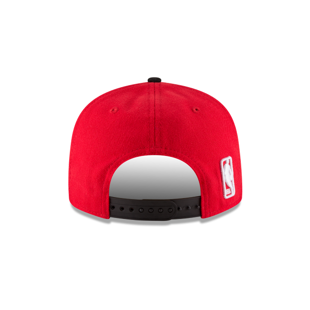 Houston Rockets NBA New Era pour hommes, noir/rouge 9Fifty Two Tone Snapback