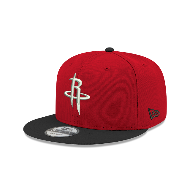 Houston Rockets NBA New Era pour hommes, noir/écarlate 9Fifty Two Tone Snapback