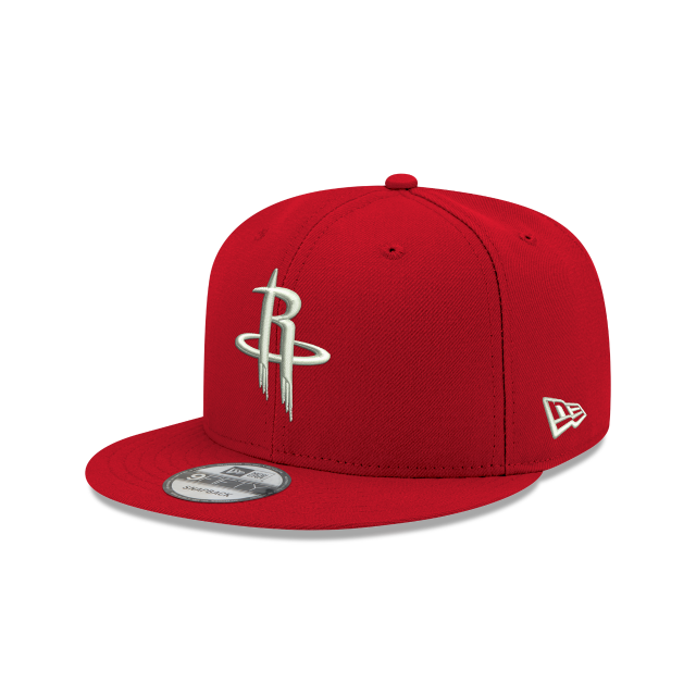 Houston Rockets NBA New Era Scarlet 9Fifty Basic Snapback pour hommes