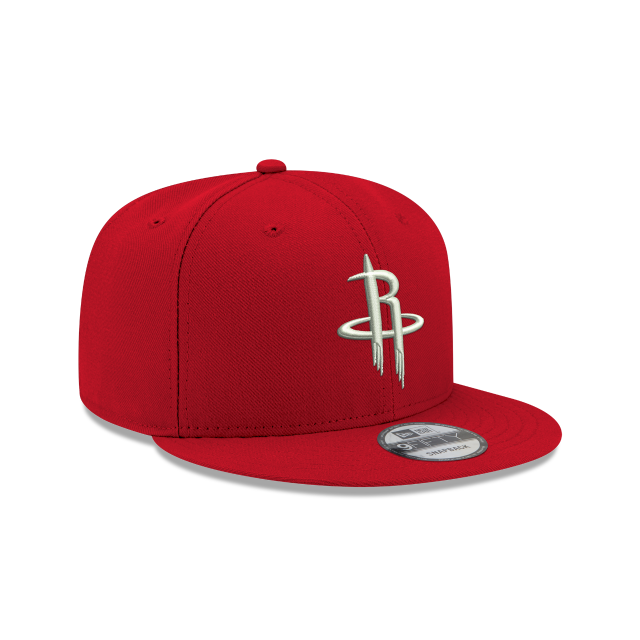 Houston Rockets NBA New Era Scarlet 9Fifty Basic Snapback pour hommes