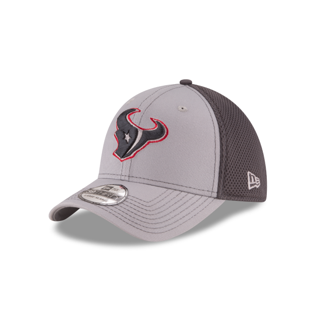 Houston Texans NFL New Era Casquette grise 39Thirty Greyed Out Neo 2 Stretch Fit pour hommes