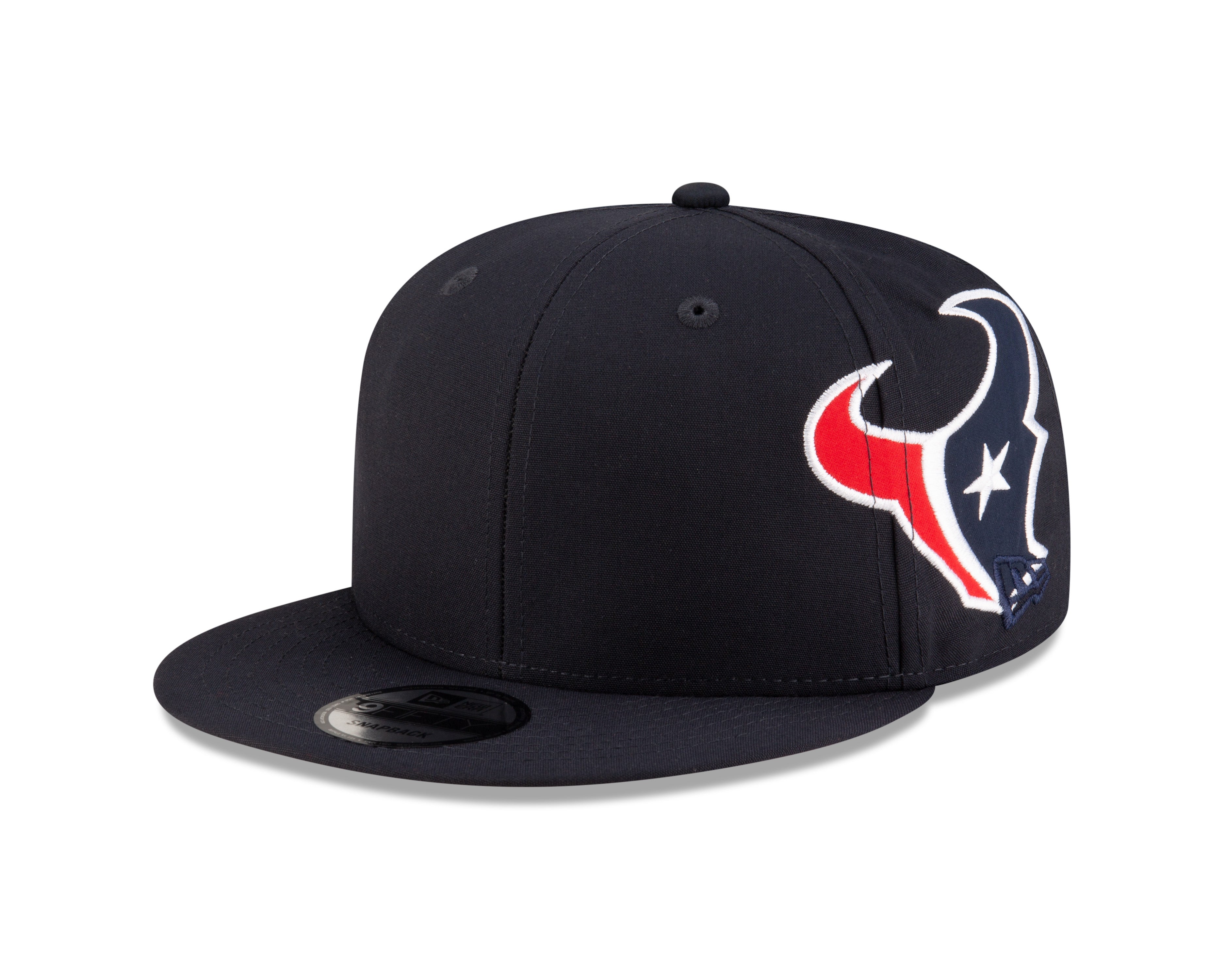 Houston Texans NFL New Era pour homme - Bleu marine 9Fifty - Pack de casque Snapback